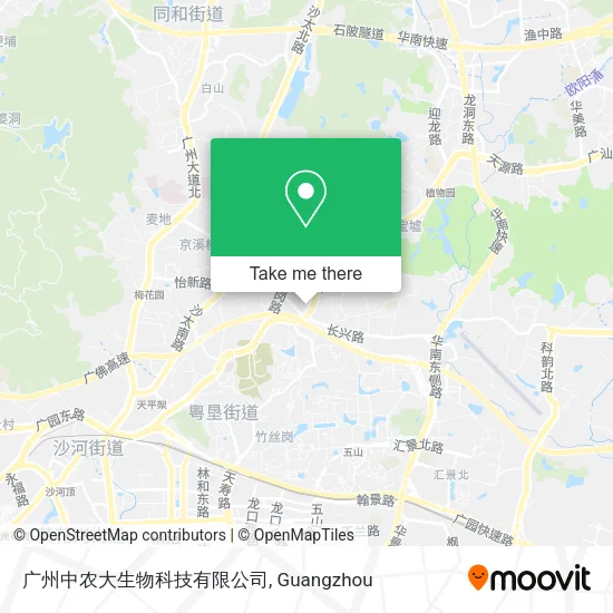 广州中农大生物科技有限公司 map
