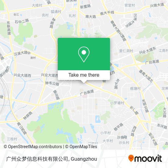 广州众梦信息科技有限公司 map