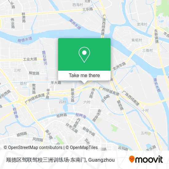 顺德区驾联驾校三洲训练场-东南门 map