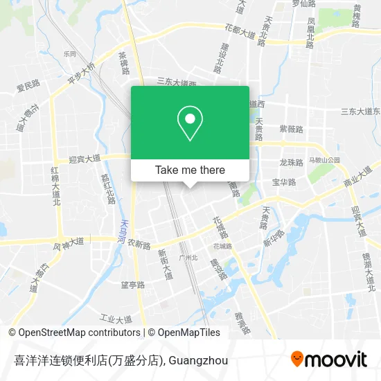 喜洋洋连锁便利店(万盛分店) map
