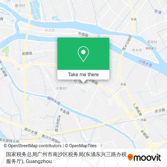 国家税务总局广州市南沙区税务局(东涌东兴三路办税服务厅) map