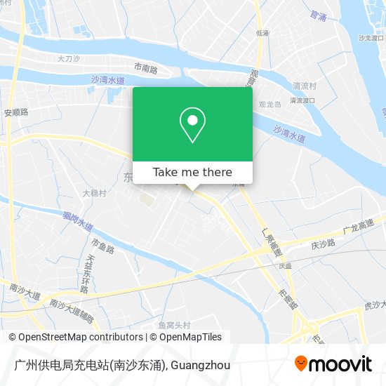 广州供电局充电站(南沙东涌) map
