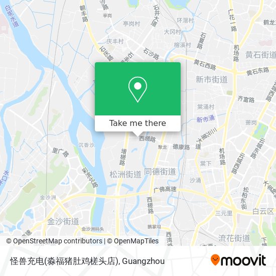 怪兽充电(淼福猪肚鸡槎头店) map