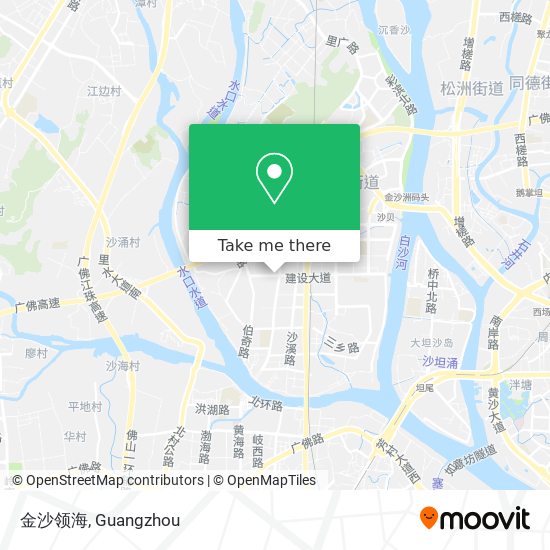 金沙领海 map