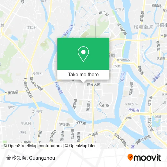 金沙领海 map