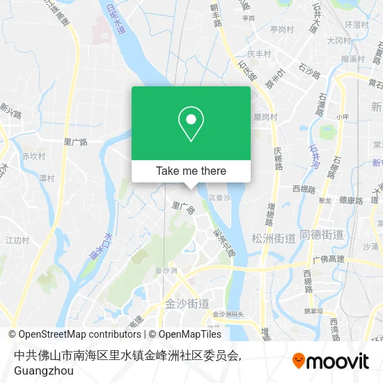 中共佛山市南海区里水镇金峰洲社区委员会 map