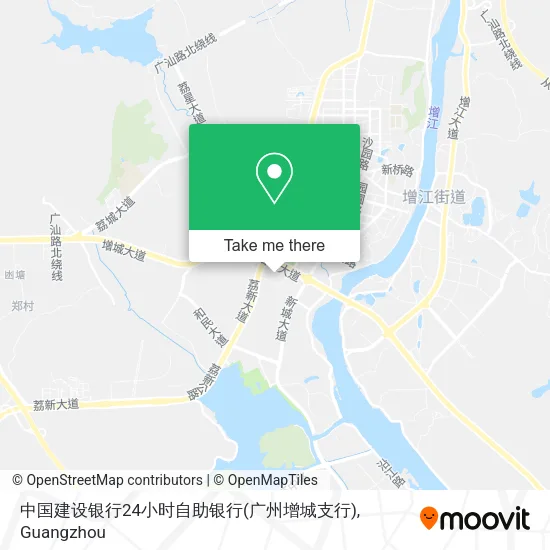 中国建设银行24小时自助银行(广州增城支行) map