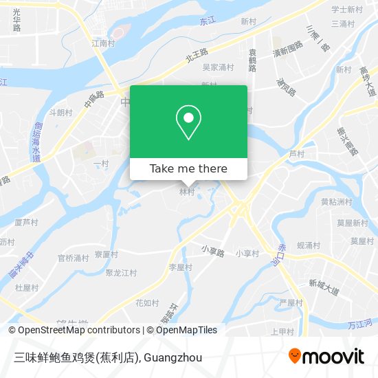三味鲜鲍鱼鸡煲(蕉利店) map