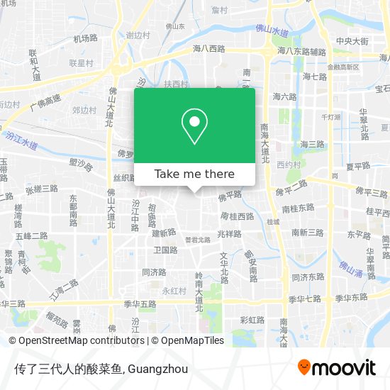传了三代人的酸菜鱼 map