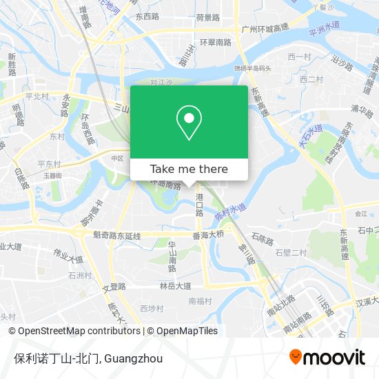 保利诺丁山-北门 map