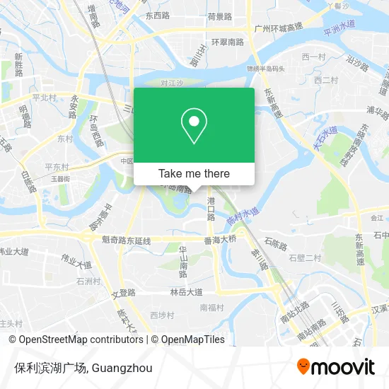 保利滨湖广场 map