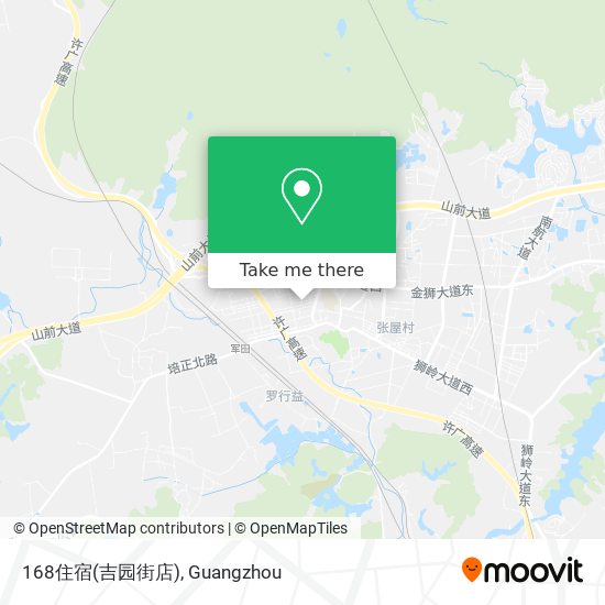 168住宿(吉园街店) map