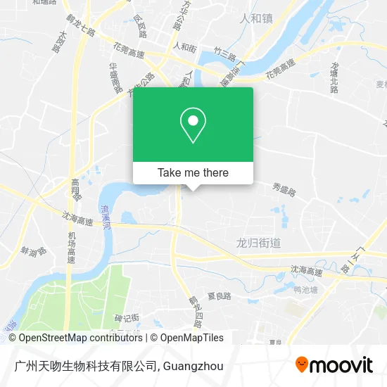 广州天吻生物科技有限公司 map