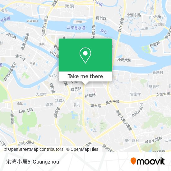 港湾小居5 map