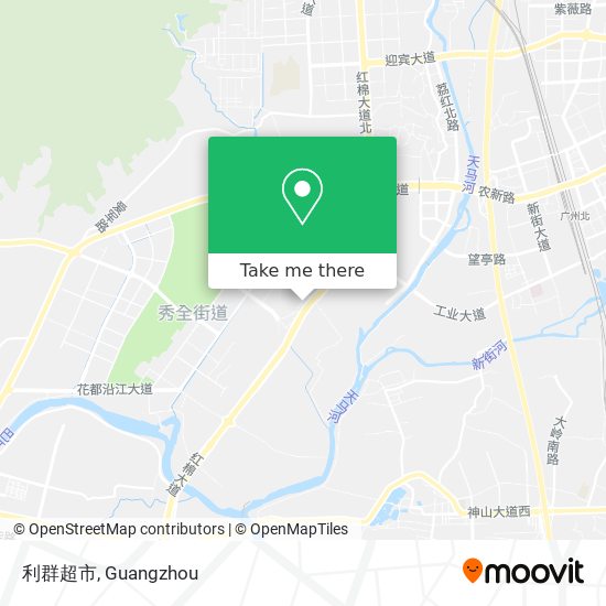 利群超市 map