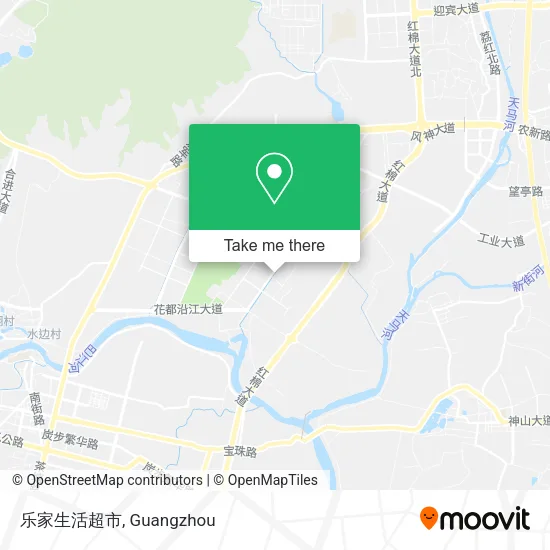 乐家生活超市 map