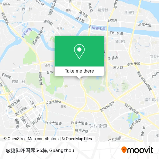 敏捷御峰国际5-6栋 map