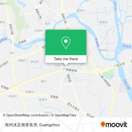 海州沐足推拿客房 map