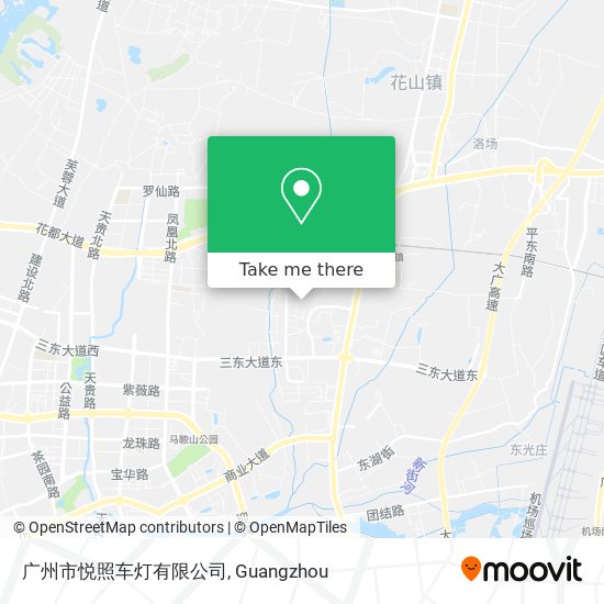 广州市悦照车灯有限公司 map