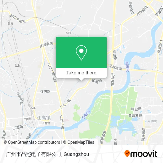 广州市晶照电子有限公司 map