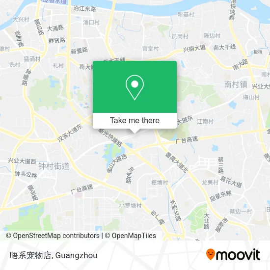 唔系宠物店 map