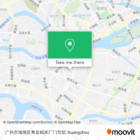 广州市海珠区粤皇精米厂门市部 map