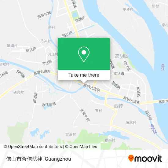 佛山市合信法律 map