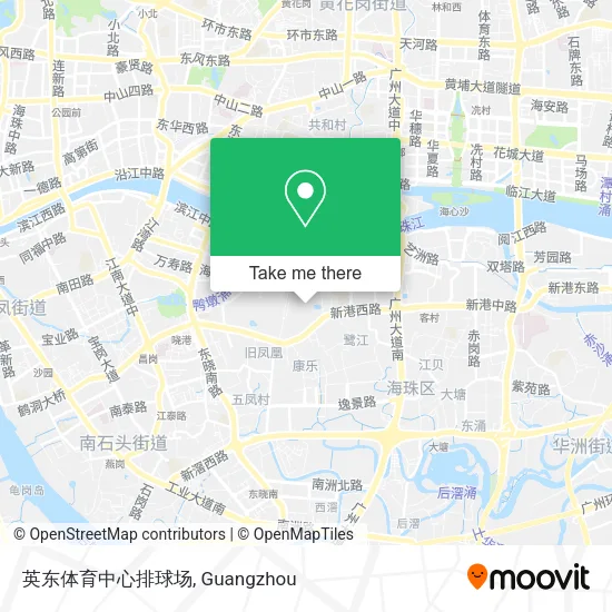 英东体育中心排球场 map