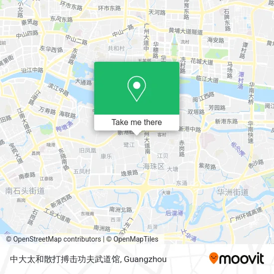 中大太和散打搏击功夫武道馆 map