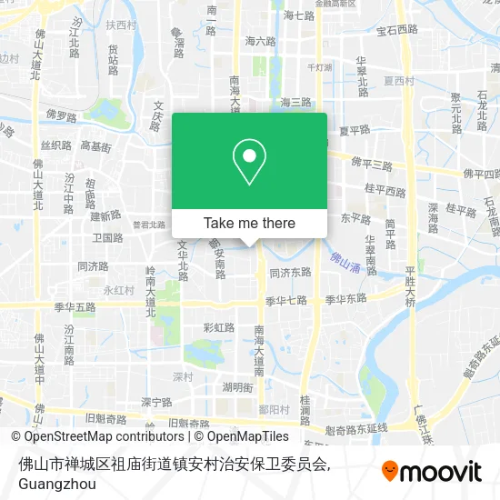 佛山市禅城区祖庙街道镇安村治安保卫委员会 map