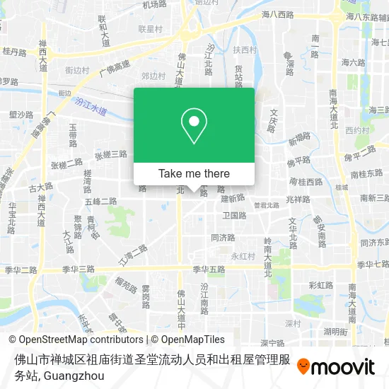 佛山市禅城区祖庙街道圣堂流动人员和出租屋管理服务站 map