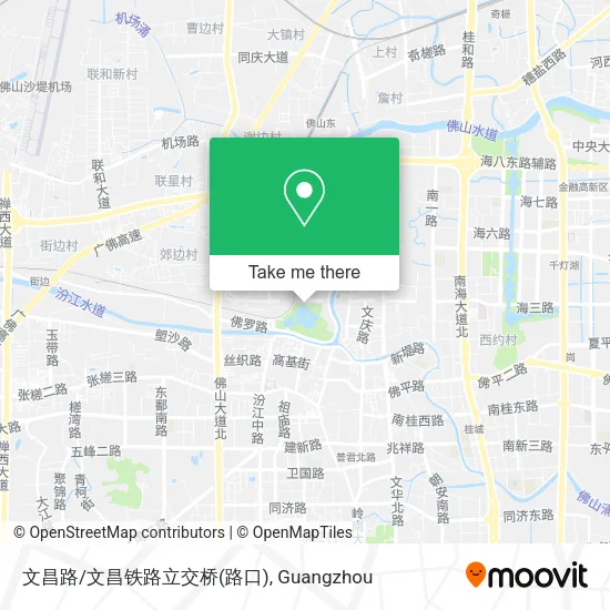 文昌路/文昌铁路立交桥(路口) map