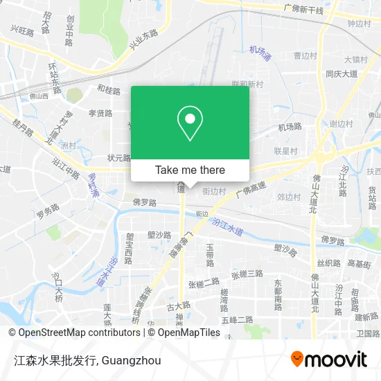 江森水果批发行 map