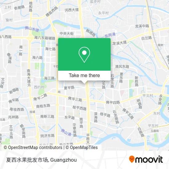 夏西水果批发市场 map