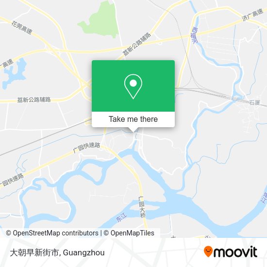 大朝早新街市 map