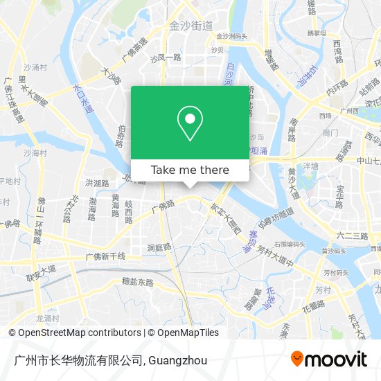 广州市长华物流有限公司 map