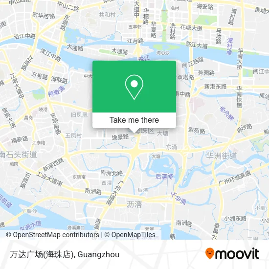 万达广场(海珠店) map