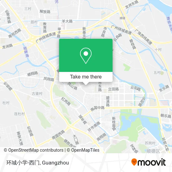 环城小学-西门 map