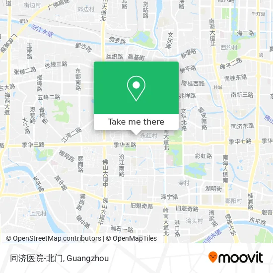 同济医院-北门 map