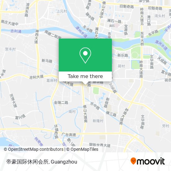 帝豪国际休闲会所 map