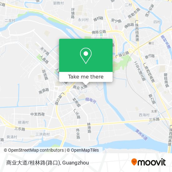 商业大道/桂林路(路口) map
