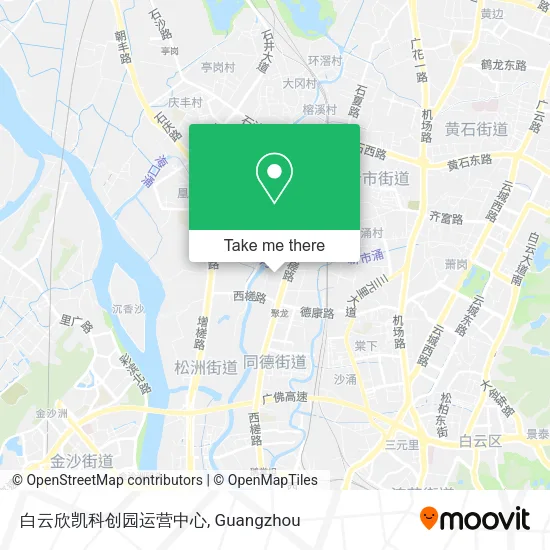 白云欣凯科创园运营中心 map