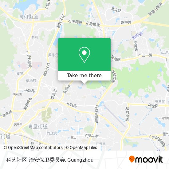 科艺社区-治安保卫委员会 map