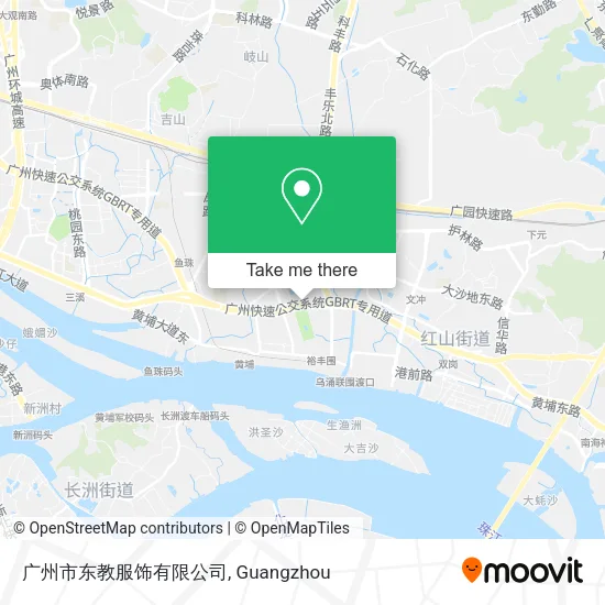 广州市东教服饰有限公司 map
