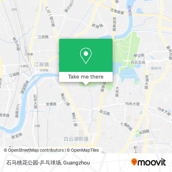 石马桃花公园-乒乓球场 map