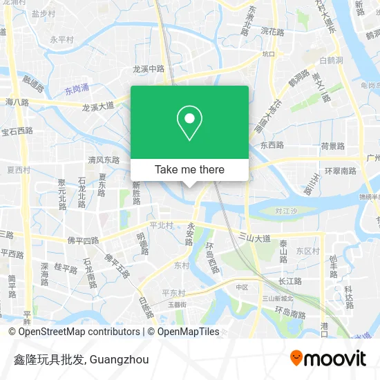 鑫隆玩具批发 map
