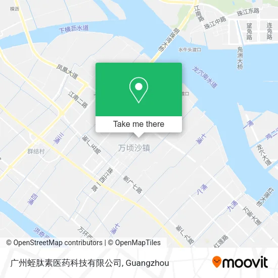 广州蛭肽素医药科技有限公司 map