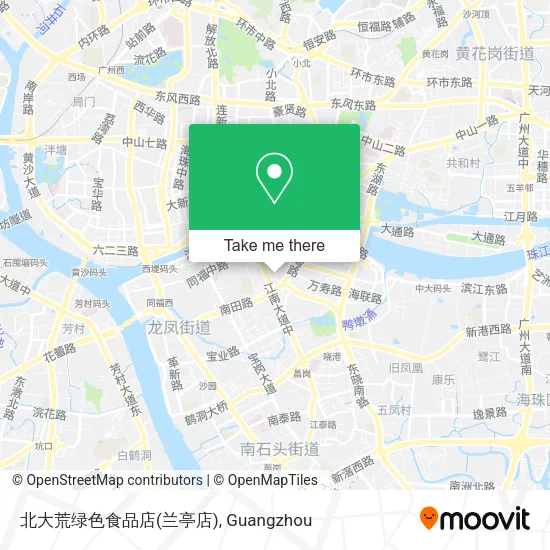北大荒绿色食品店(兰亭店) map