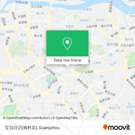 宝贝日记(南村店) map
