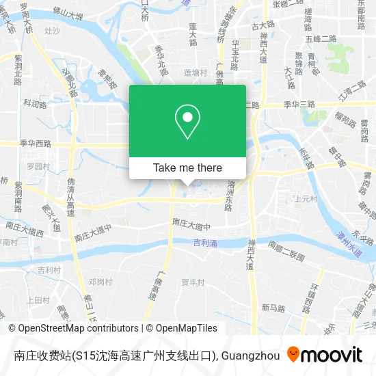 南庄收费站(S15沈海高速广州支线出口) map